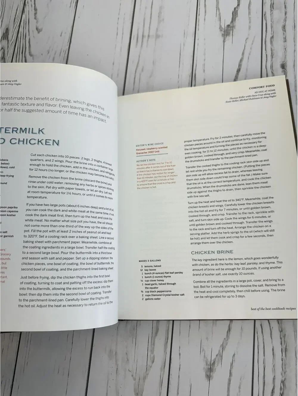 Food & Wine Best of the Best Cookbook Recipes Vol. 13 Hardcover